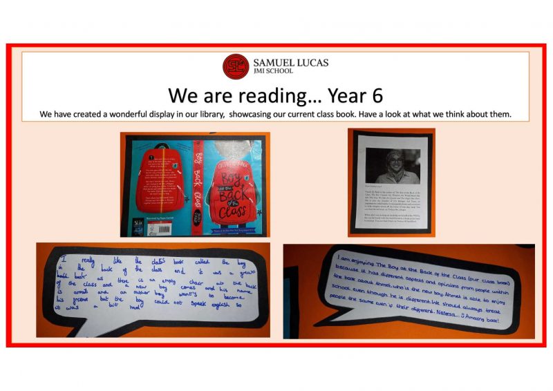 We are reading... Year 6